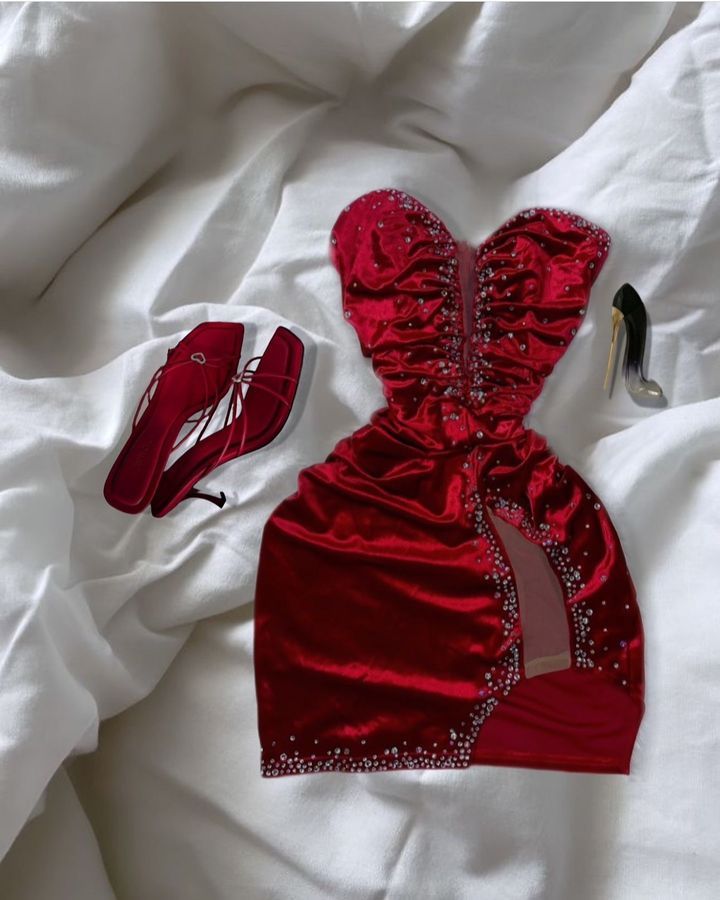 Short Prom Dresses Red Mini Homecoming Dresses Short Graduation Dresses