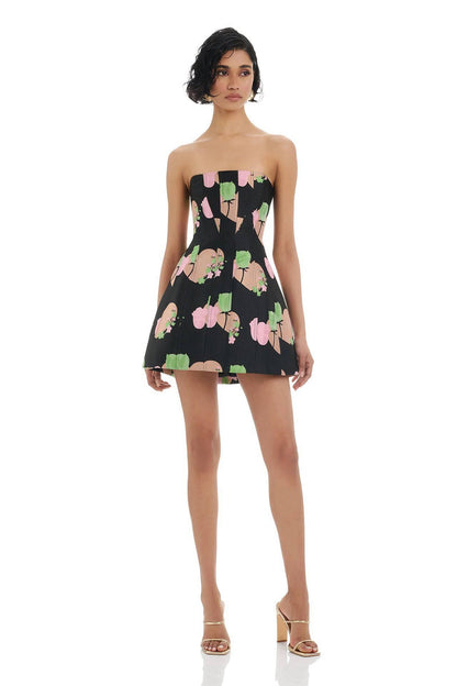 Sidney Dress - Black Print - SHOPJAUS - JAUS