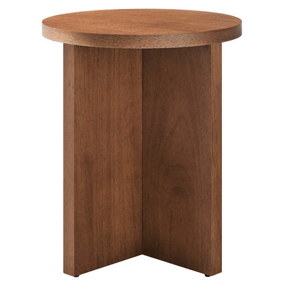 15.5 x 15.5 x 18 in / WALNUT