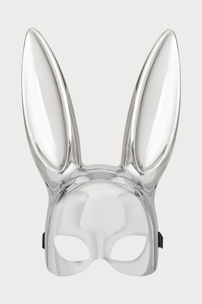 Maison Close Silver Mirror Bunny Mask - Naughty Knickers