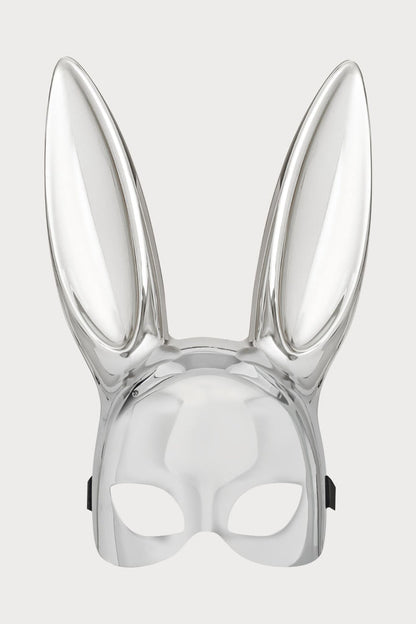 Maison Close Silver Mirror Bunny Mask - Naughty Knickers