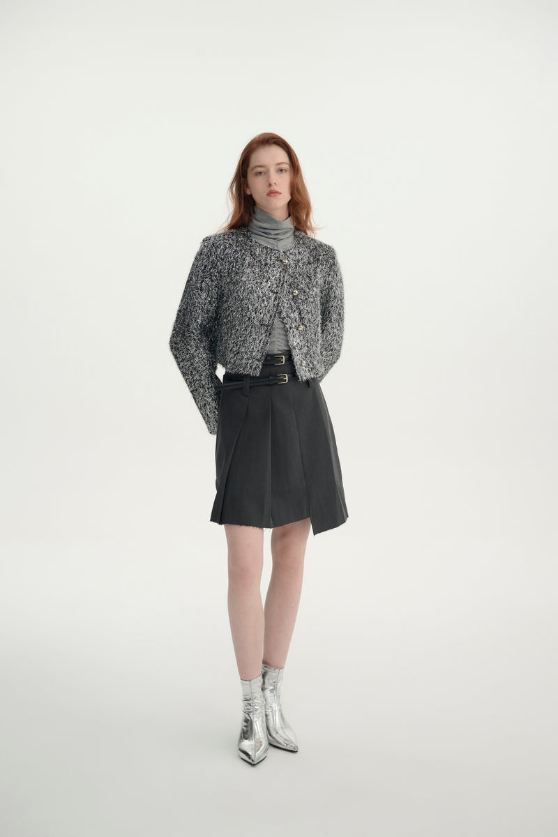 Silver tinsel jacket