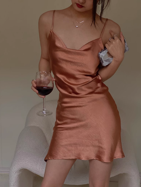 Simple Spaghetti Strap Sheath Short Prom Dresses Satin Birthday Dresses Homecoming Dresses