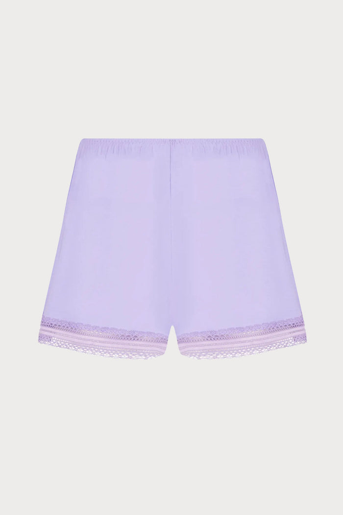Simply Graphic Shorts in Lilac, Size L (UK 14)