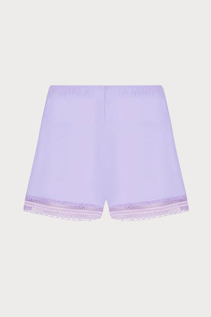 Simply Graphic Shorts in Lilac, Size L (UK 14)