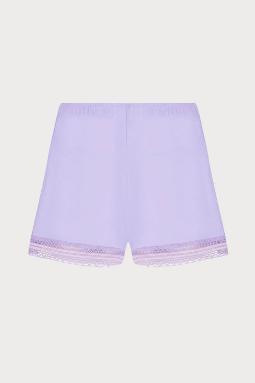 Simply Graphic Shorts in Lilac, Size L (UK 14)