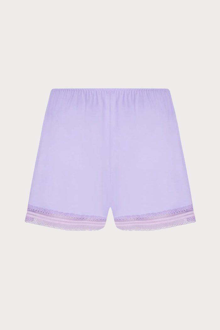 Simply Graphic Shorts in Lilac, Size L (UK 14)