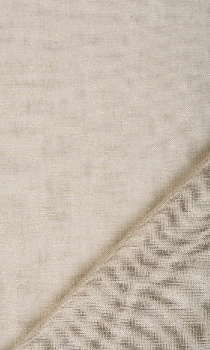 Linen Blend Sheer Curtains (Beige) Extra Long Short Wide