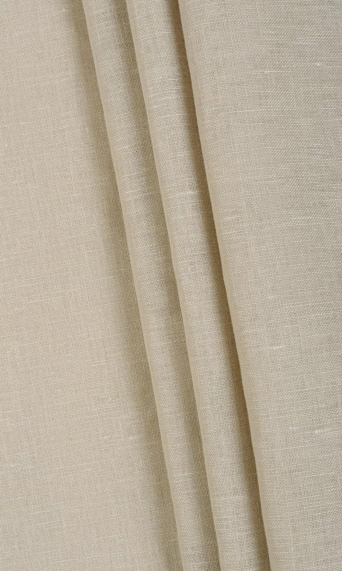 Linen Blend Sheer Made-to-Measure Curtains (Beige)