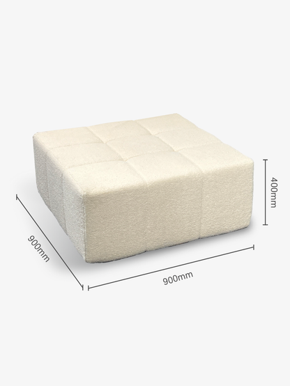SOFT Self-Expanding Velvet Ottoman