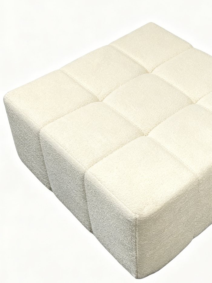 SOFT Self-Expanding Velvet Ottoman