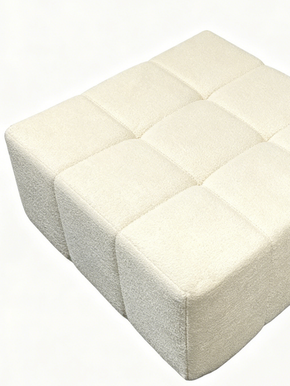 SOFT Self-Expanding Velvet Ottoman