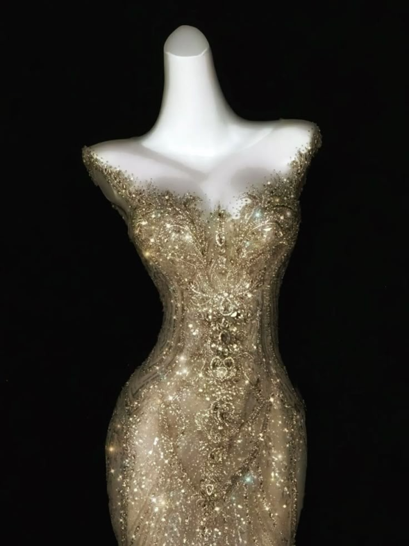 Sparkly Mermaid Off The Shoulder Tulle Sequin Long Prom Dress,Evening Dress