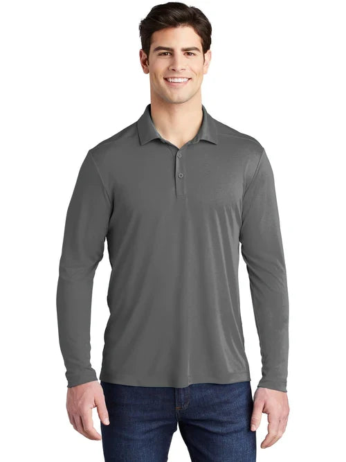 Sport-Tek Posi-UV Pro Long Sleeve Polo