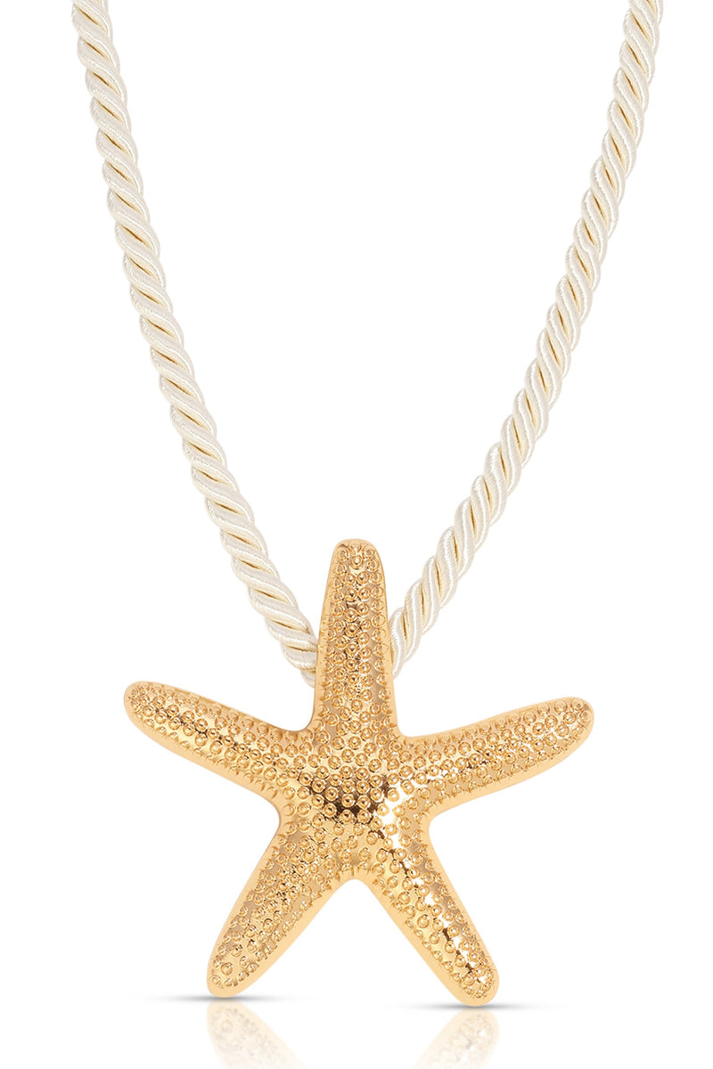 Starfish Necklace - 18k Gold Plated - SHOPJAUS - JAUS