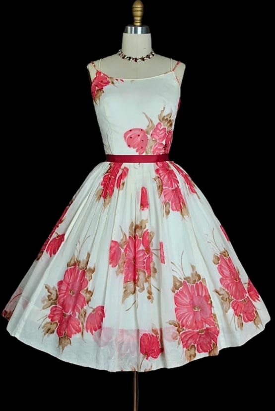 Strapless A-Line Short Prom Dresses Floral Birthday Dresses, Homecoming Dresses