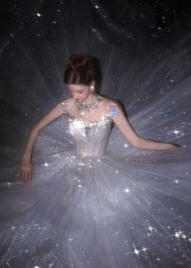Stunning Shiny Ball Gown Exquisite Beaded White Tulle Long Prom Dress