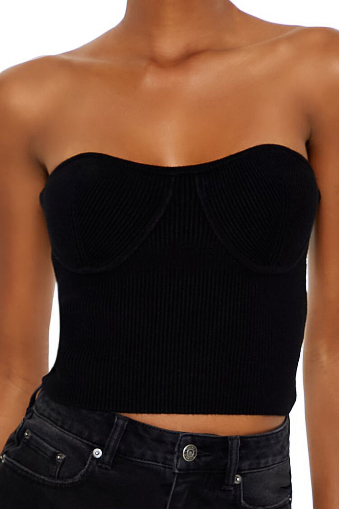 Sweater-Knit Tube Top