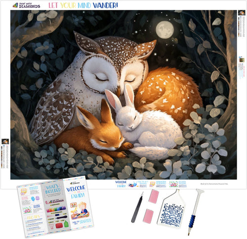 Sweet Slumber of Woodland Critters