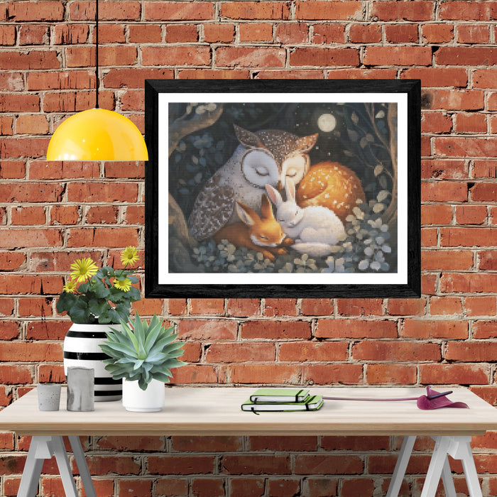 Sweet Slumber of Woodland Critters