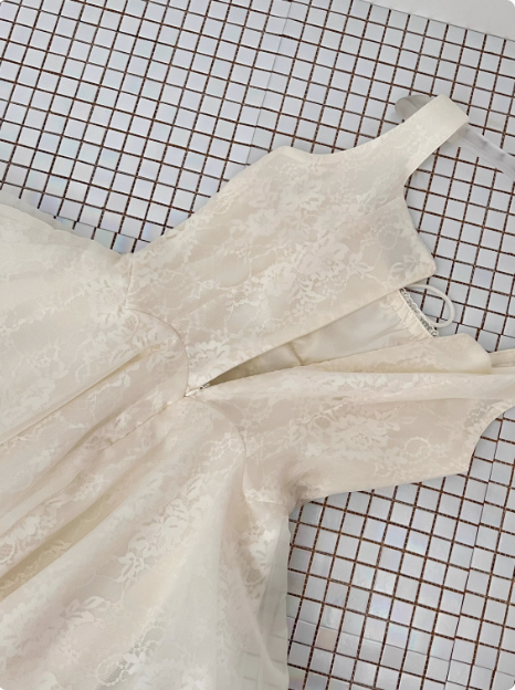 Sweet Suspender Square Neck Tie Mesh Puffy Birthday Skirt Homecoming Dress