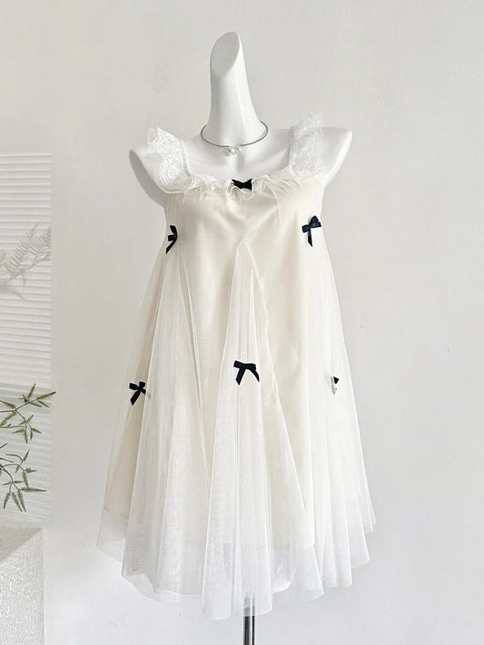 Sweet White Lace Ruffled Tulle Short 16th Birthday Dress
