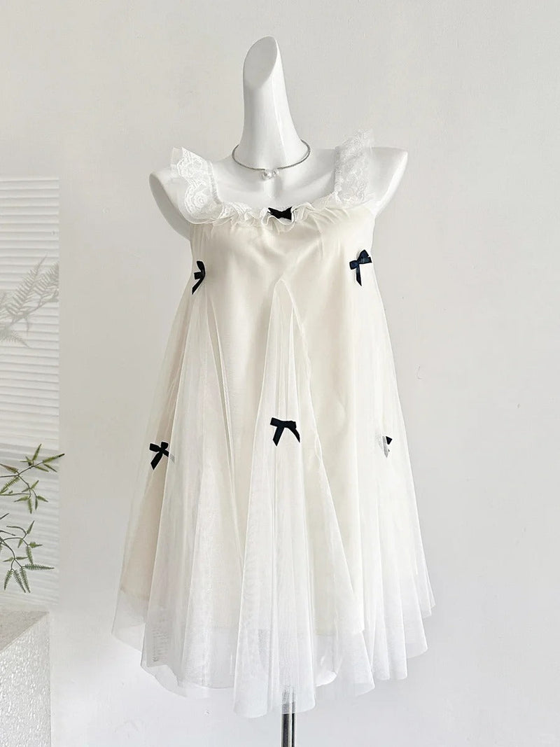Sweet White Lace Ruffled Tulle Short 16th Birthday Dress
