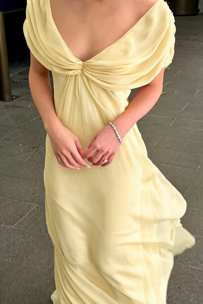 Sweety A Line V Neck Pink Long Prom Dress with Ruffles