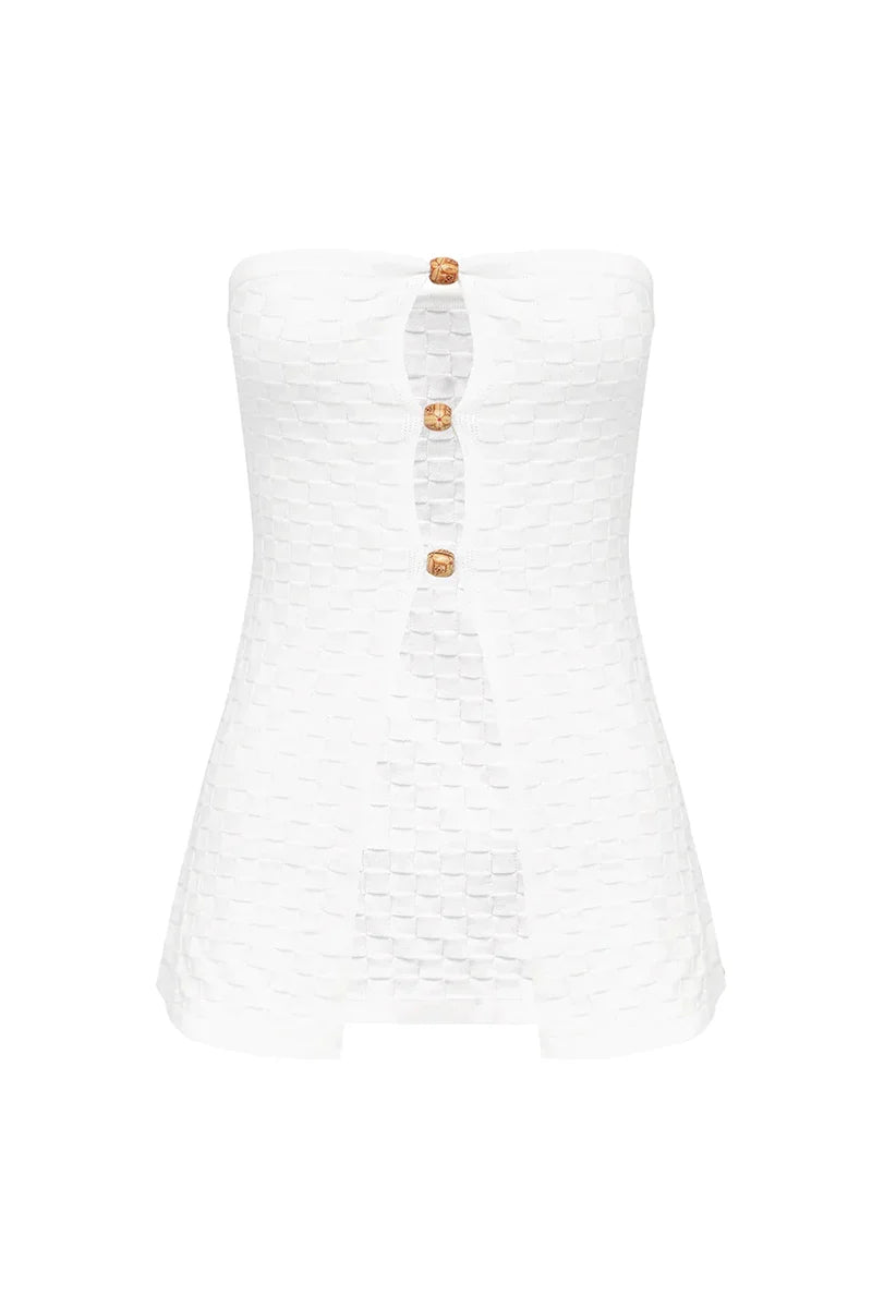 Tanya Top - White - JAUS