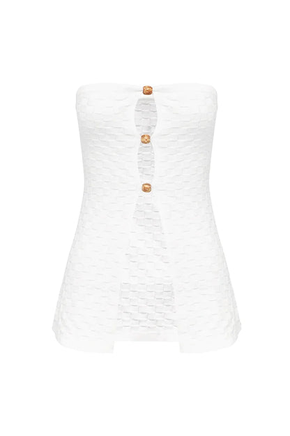 Tanya Top - White - JAUS