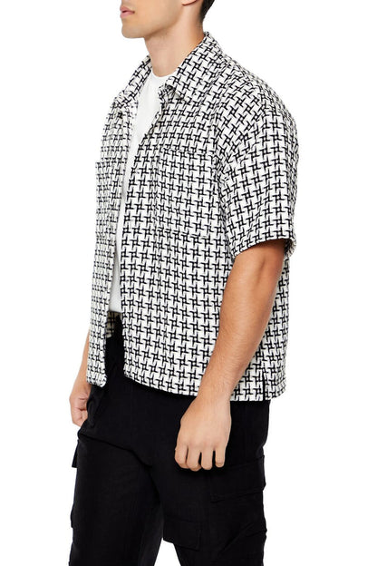 Textured Geo Shirt