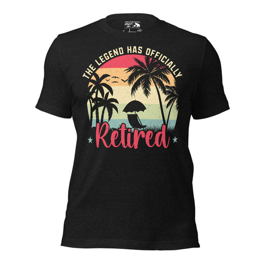The Legend Is Officially Retired shirt funny retirement tee