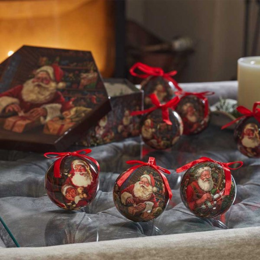 Three Kings Vintage Bauble Box - Santa's Workshop