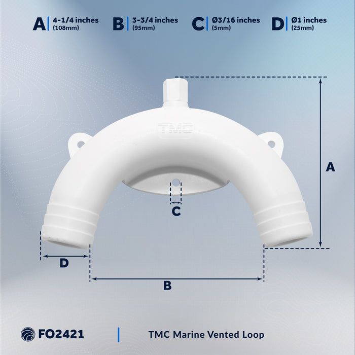 TMC 1" Hose Vented Loop - FO2421 - Five Oceans