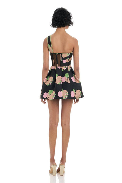 Trina Dress - Black Print - SHOPJAUS - JAUS