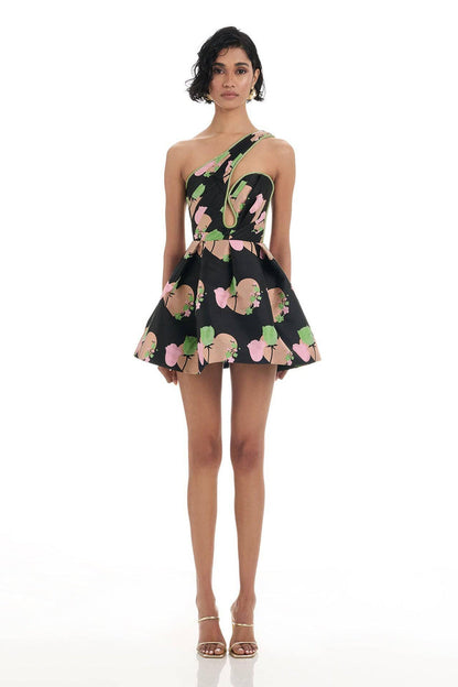 Trina Dress - Black Print - SHOPJAUS - JAUS