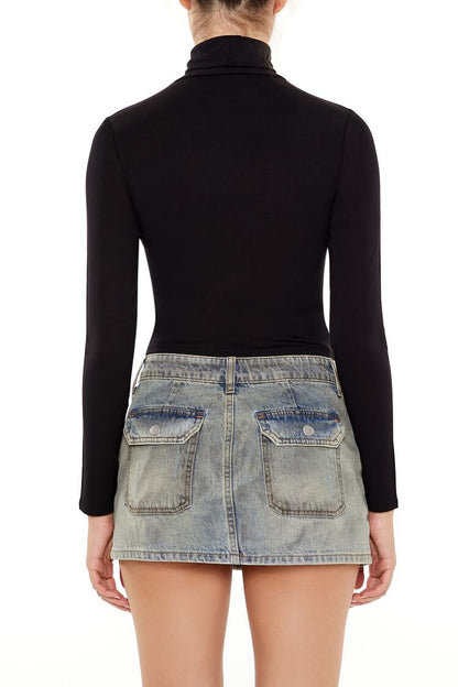 Turtleneck Crop Top