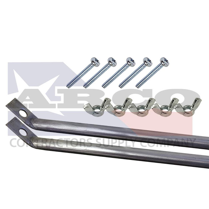 Two-Piece Brace Set with Hardware