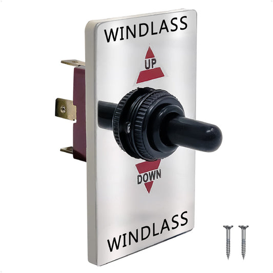 Up/Down Windlass Toggle Switch, 12V, SPDT 3-Terminal - FO3289 - Five Oceans
