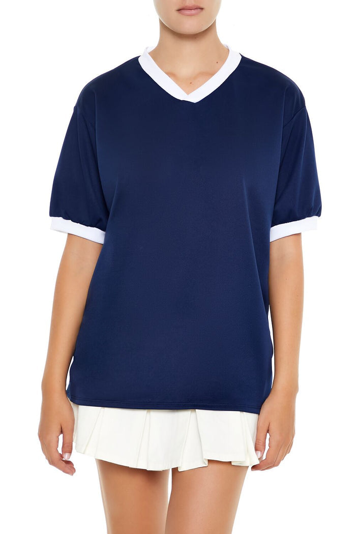 V-Neck Ringer Jersey