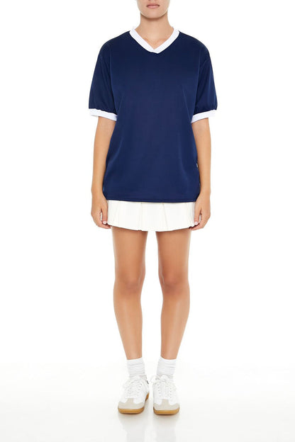 V-Neck Ringer Jersey