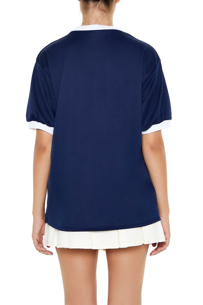 V-Neck Ringer Jersey