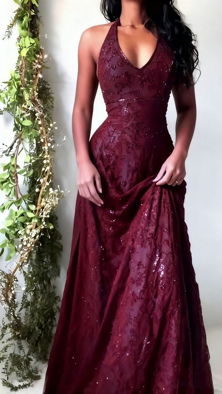 Vintage Mermaid Purple Lace Halter Prom Dresses Long Evening Party Dress Prom Gowns,AST2283