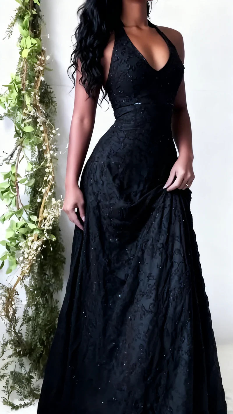 Vintage Mermaid Purple Lace Halter Prom Dresses Long Evening Party Dress Prom Gowns,AST2283