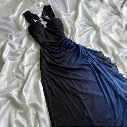 Vintage Shiny Chiffon Purple Evening Prom Dresses Glam Party Birthday Dress,AST2316