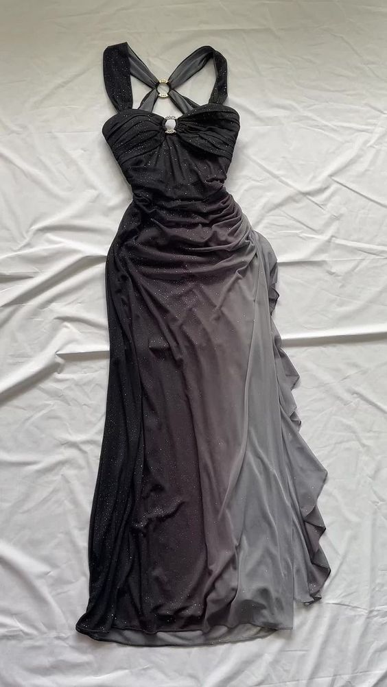 Vintage Shiny Chiffon Purple Evening Prom Dresses Glam Party Birthday Dress,AST2316