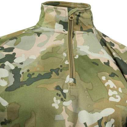 quarter zip on mesh tech vcam armour top viper tactical