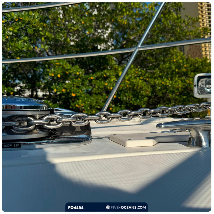 Windlass Anchor Chain 3/8" HT G4 - Stainless Steel - (Per Foot) - FO4494 - Five Oceans