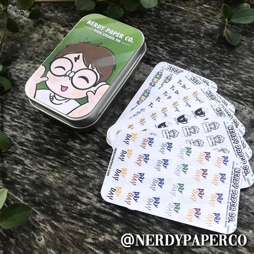Wiz Boy - Pixel Sticker Tin - PS001