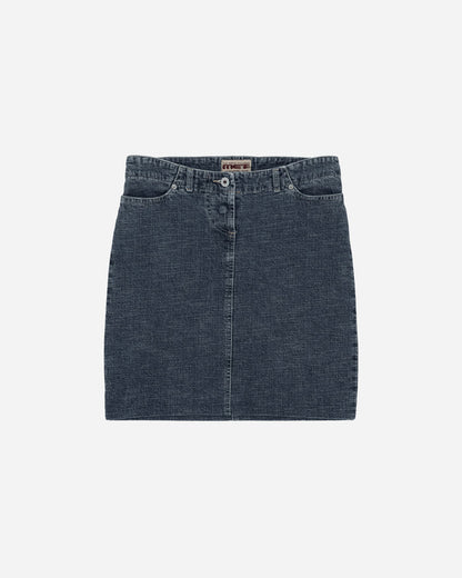 Pezze Vintage Wmns Met Denim Skirt White Skirts Mini 0772411 1